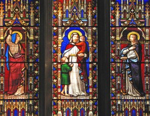 성녀 피데스와 성녀 카리타스와 성녀 스페스_photo by Lawrence OP_in the church of St Mary Magdalen in Oxford_England.jpg